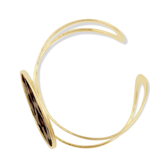 NWT Genuine Leather WILD FLECKS BRACELET - Picture 2 of 2